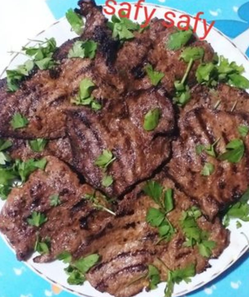 كبدة مشوية دايت